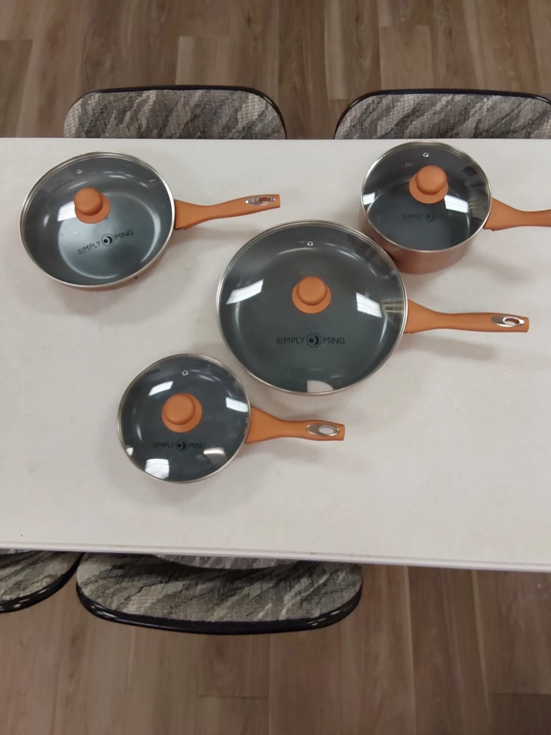 Simply Ming Tsai 8 piece Cookware Set ~ Copper