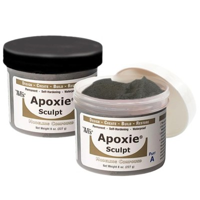 Apoxie Sculpt 2 Part Modeling Compound A & B 1 Pound Natural Clay