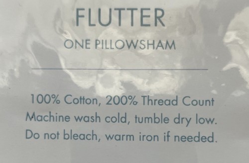 Finta cuscino standard Pine Cone Hill, Annie Selke FLUTTER farfalla, 100% cotone - Foto 3 di 9