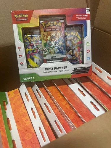 Pokemon First Partner Illustration Collection Series 1 NEW SEALED Lot Of 12