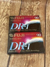 Fuji DR-I 90 Audio Cassette Normal Bias Lot Of 2 Brand New Sealed