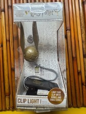 Harry Potter Golden Snitch Reading Clip Light Wizarding World- NIB