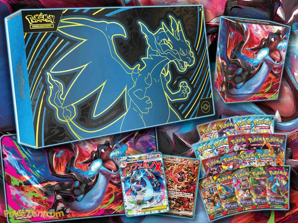 Pokémon Fatale Flammen Mega Glurak X Ex Ultra Premium Kollektion ✅ Sofortversand - Bild 4 von 4