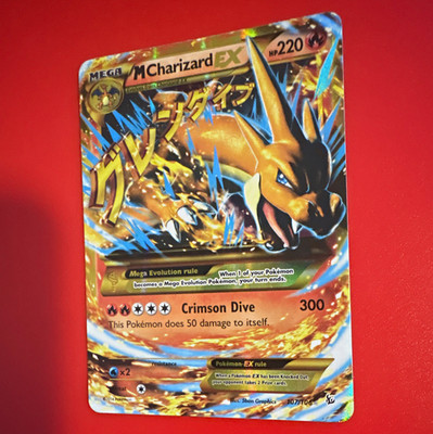 Pokemon M Charizard EX 107/108 Flash Fire Holo Secret Rare Near Mint PSA