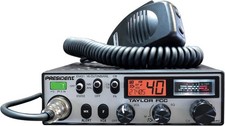 PRESIDENT TAYLOR FCC - 12/24V 40 Channel CB Radio, USB, Weather Channel / Alert