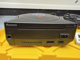 Sega Dreamcast Sega Sports Edition Black Console With Controller Cables Tested