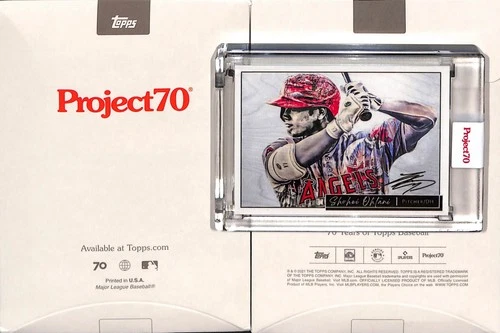 2021 TOPPS PROJECT 70 #870 1955 SHOHEI OHTANI - ANGELS - LAUREN TAYLOR