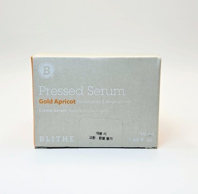 BLITHE Pressed Serum Gold Apricot Radiance & Brightening (1.68 fl oz/ 50ml) NEW