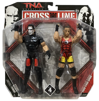 Sting & Rob Van Dam TNA Wrestling Cross The Line Series 4 Figure