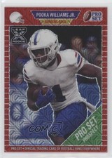 2021 Leaf Pro Set Metal Red Mojo 8/35 Pooka Williams Jr #72 0c6