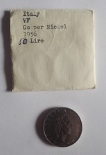 Older copper-nickel coin from Italy - 1956 - 50 lire