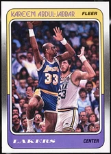1988-89 Fleer Basketball Kareem Abdul-Jabbar #64
