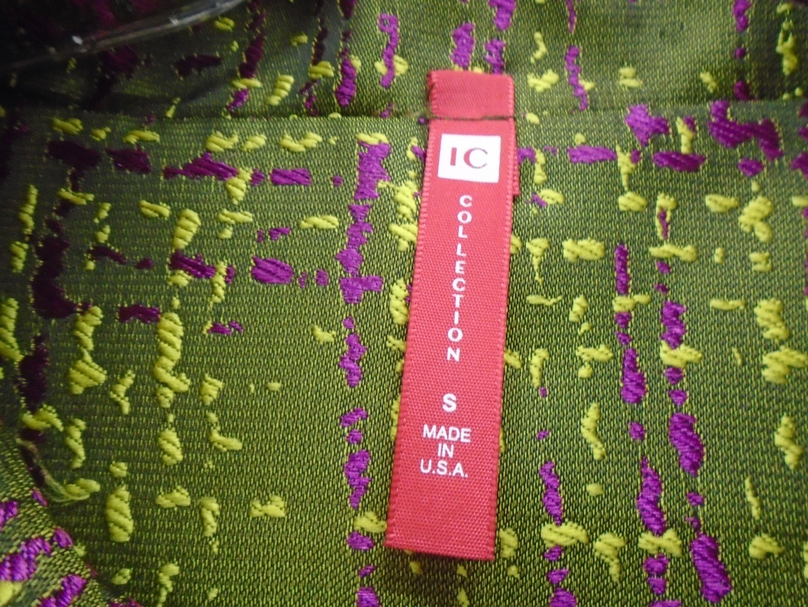 IC COLLECTION OLIVE GREEN 3-BUTTON ACCORDIAN PLEA… - image 4