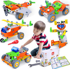 164 PCS Building Toys for Kids Ages 4-8 8-12, Educational STEM Activities, Erect