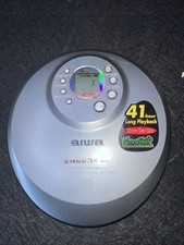 Aiwa EASS 3X Portable CD-R/RW Playback CD Player Silver Red XP-V710C Tested 2002