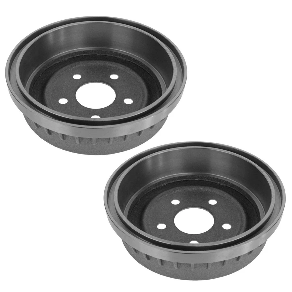 Brake Drum Rear LH Left RH Right Pair Set for 86-00 Ford Taurus Mercury Sable - Image 4 of 4