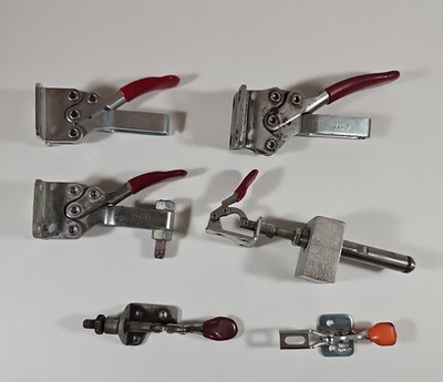 DESTACO Lot of 6 Destaco Toggle Hold Down Action Clamps   Industrial Fixtures