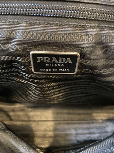 PRADA Nylon Shoulder Bag Tote Bag Auth Green Women Italy 115223 - Picture 10 of 20