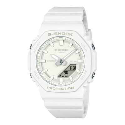 CASIO G-SHOCK Armbanduhr GMA-P2100-7AER Weiß Datum Damenuhr Stoßfest