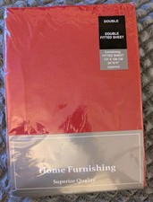 Doppel Spannbettlaken Briefkasten Rot Polycotton Neu Originalverpackt