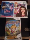 Nintendo Wii 3 Game Lot Family CIB Excellent Tested - iCarly/Pet Shop/Drawn Life