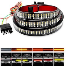 60" Truck Tailgate LED Light Bar Brake Reverse Turn Signal Stop Tail Light Strip