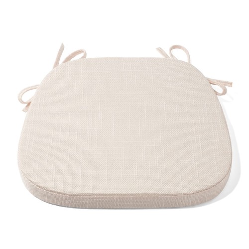 U Shaped Kitchen Chair Seat Cushion Pad for Dining Room Chairs with Ties 15x1...