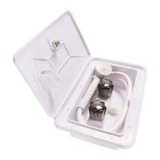 RV Exterior Shower Box Kit, Faucet Hose Camper Trailer Cowboy Shower, Outdoor...