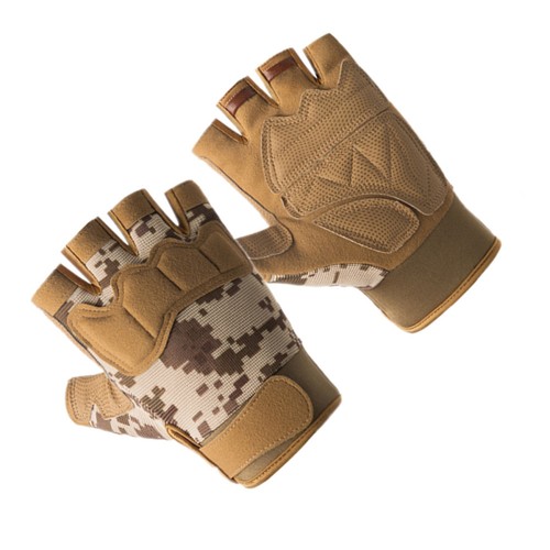 Guanti resistenti al taglio sportivi outdoor mezze dita senza dita per uomo - Foto 7 di 11