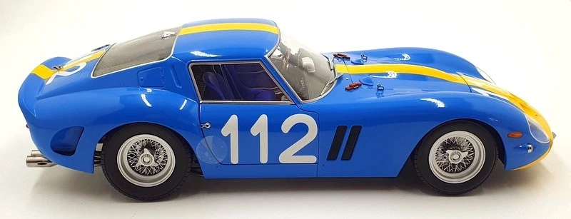 KK Escala 1/12 KKDC120123 - Ferrari 250 GTO 1962 Targa Florio #112 - Azul Foto 4 de 4