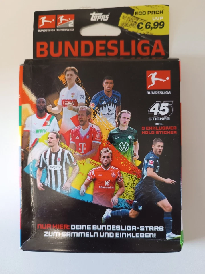 Topps Bundesliga Sticker 25/26 100 Tüten + 10 Eco Packs + Album - Bild 3 von 4