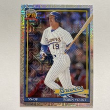 2026 Topps Series 1 - 1991 Topps Chrome Silver Pack Mojo Robin Yount #91C-68