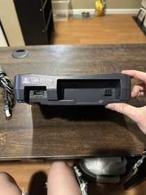 Black Nintendo 64 N64 System W/Hookups & 1 Green Controller Tested/Works