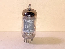 1958 Amperex 12AX7 ECC83 Foil Getter Tube, High Testing, Heerlen, Holland mC6