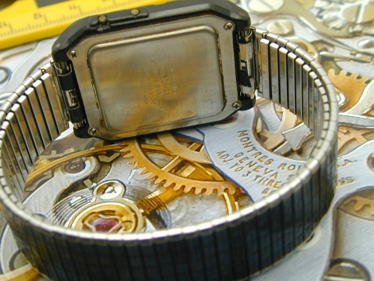 Casio CA-53W Module 437 Alarm Chrono Calculator Watch 90s WORKING