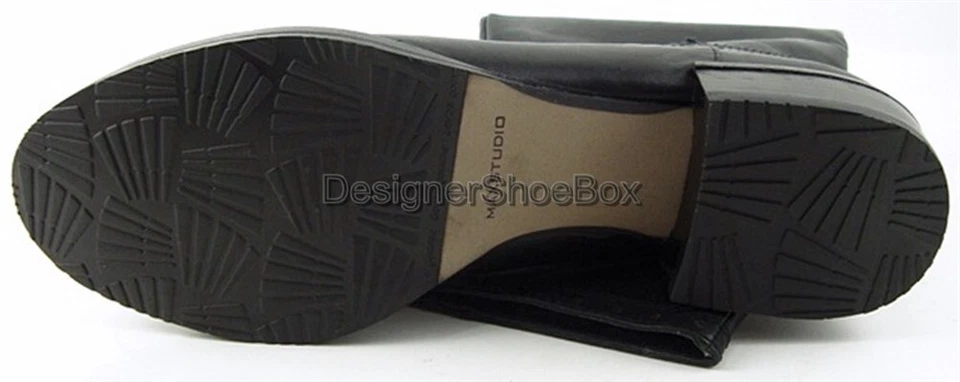 MAXSTUDIO BOLIVIA Black Leather Designer Knee High Boots WORN ONCE 7.5 - Image 3 of 3