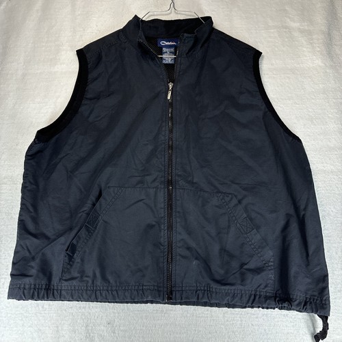 Catalina XL Zip Up Light Weight Vest Cover Black
