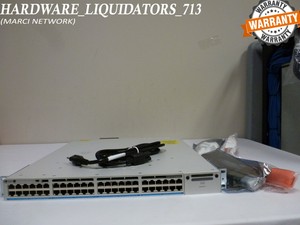 Cisco-C9300-48UXM-A-w-1100WAC-9300-12X-36M-UpoE-Network-Advantage-Fast-Shipping