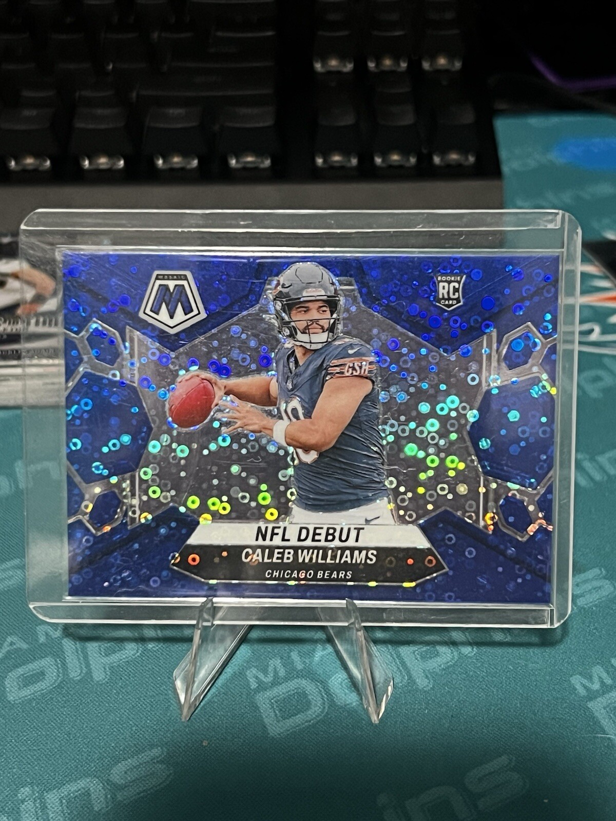 2024 Mosaic No Huddle Caleb Williams NFL Debut Blue /75