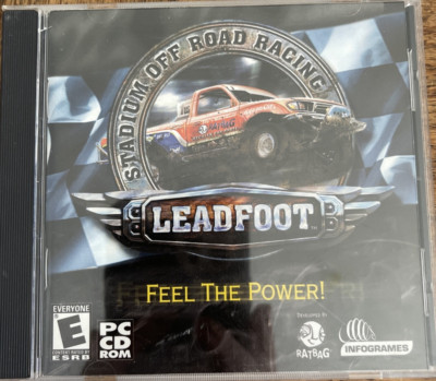 Stadium Off Road Racing Leadfoot PC CD Rom Game-Rare Vintage-SHIPS N 24 HOURS