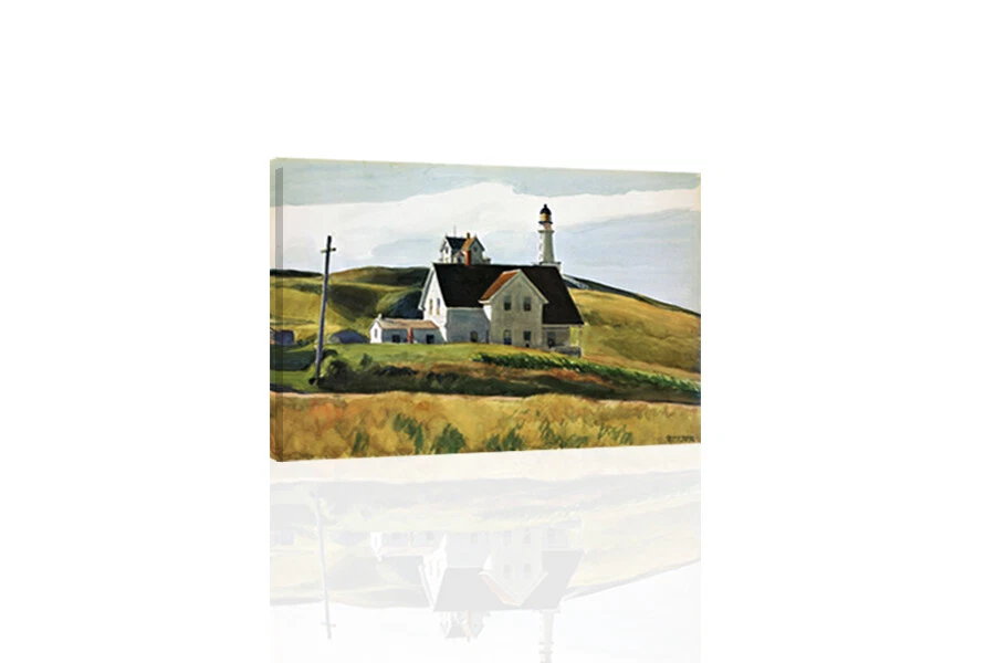 "Hill and Houses-Edward Hopper" Canvas or Print Wall Art - Image 3 of 3