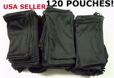 Cheap Bulk Lot 120 Black Micro Fiber Sunglasses Carrying Pouch Case Bag Sleeve