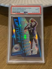2019 Panini Revolution Zion Williamson Liftoff Cubic #6 14/50 PSA 9 RC Rookie