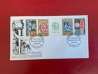 FRANCE 1964 FDC STAMP EXHIBITION STRIP & LABEL MAIL HANDLING PHILATEC