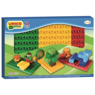Unico Plus Basic Box 3 BauPlatten für Bausteine NEU OVP