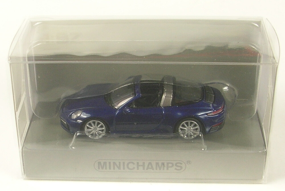 Porsche 911 (992) Targa 4S (Blue Metallic) 2020 1:87 Minichamps