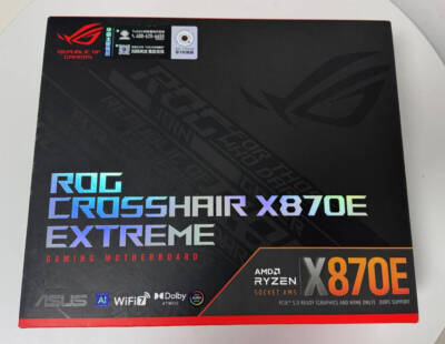 ASUS ROG CROSSHAIR X870E EXTREME AM5 for AMD Ryzen 9000 & 8000 & 7000 Series CPU