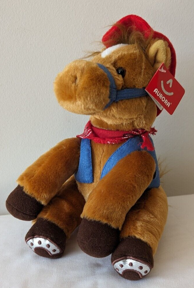 PONY Gilet da cowboy Bandana Cappello imbottito giocattolo animale