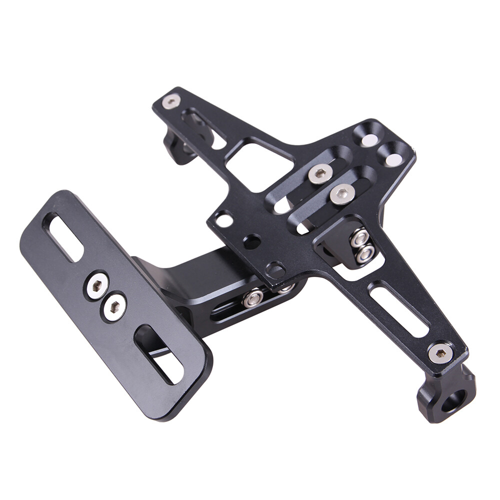 Motorcycle Tail Tidy License Plate Holder - Black CNC Aluminum Fender Eliminator With LED 4 thumbnail image