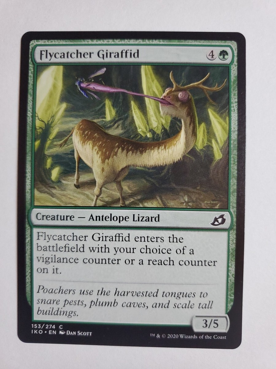 MTG Magic The Gathering Card Flycatcher Giraffid Creature Antelope